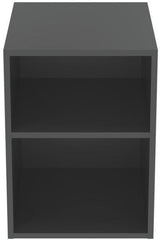 IDEAL STANDARD Finesse Seitenelement 400x505x540mm Greige matt – Wandhängend mit 2 offenen Fächern