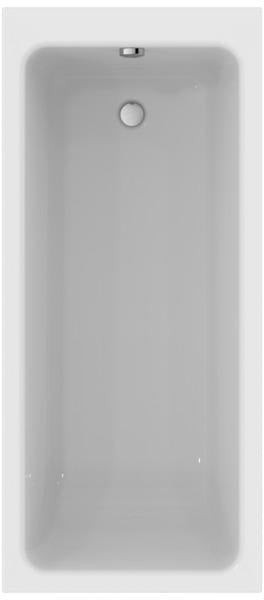 Ideal Standard Duo-Badewanne La Dolce Vita 2000x1000 mm Weiß – Rechteckige Einbauwanne mit 435 l Inhalt