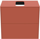 Ideal Standard Conca WT-Unterschrank 602 mm, 2 Auszüge, Push-Open & Softclose, Anthrazit