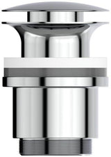 Ideal Standard Waschtischablaufventil Chrom – Push-Open-Ventil, rostfreier Stahl