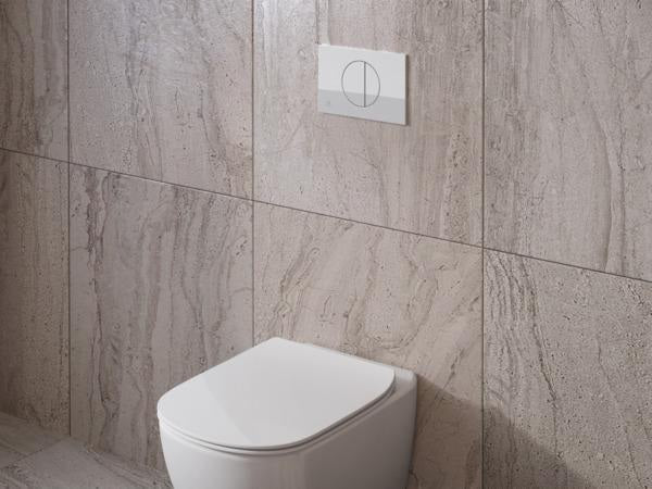 IDEAL STANDARD Oleas M5 Betätigungsplatte Schwarz – Mechanische 2-Mengen-Spültechnik