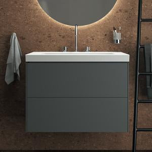 Ideal Standard Möbelwaschtisch Extra 810x510mm Weiß mit 3 Hahnlöchern und Überlauf