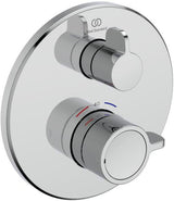 Ideal Standard Ceraplus Safe Brausethermostat Unterputz mit Rosette d:163 mm Chrom – Sicherheit & Komfort