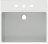 Ideal Standard Extra Aufsatzwaschtisch 500x450x150mm, 3 Hahnlöcher, mit Überlauf, Weiß