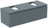Ideal Standard Finesse Waschtischunterschrank 1200 mm mit 2 Auszügen und Softclose in Greige matt