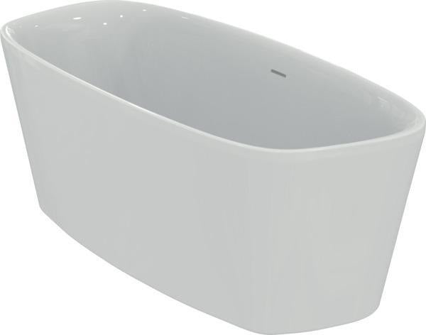 Ideal Standard Duo-Badewanne Dea freistehend 1900x900mm mit Ablauf und Überlauf in Weiß