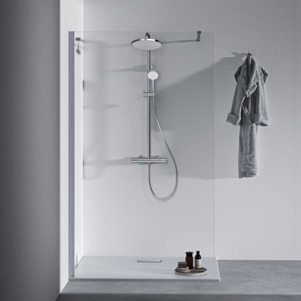 Ideal Standard Ablaufdeckel Ultra Flat New Schwarz – Flache Ablaufabdeckung für Duschwannen