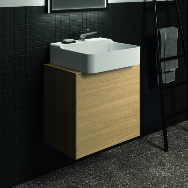 Ideal Standard Conca Waschtischunterschrank Eiche geflammt 602 mm mit Auszug und Push-Open