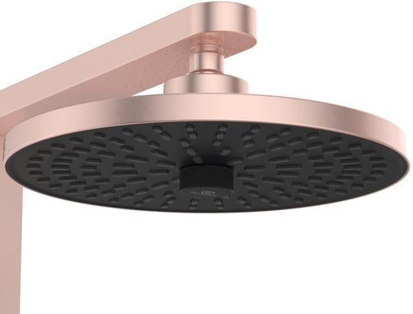 Ideal Standard Duschsystem Ceratwist Alu+ mit 2 Ablagen, Kopf- und Handbrause, Aluminium