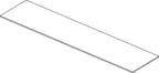 1587x373mm Weiß