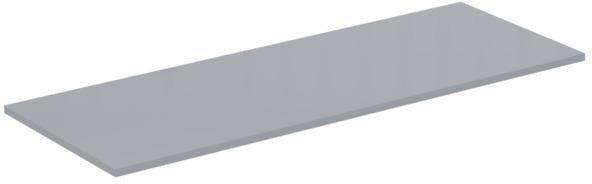 Ideal Standard Holzkonsole Connect Air für US 600 mm, 604x442x18 mm, Hellgrau glänzend & Weiß matt