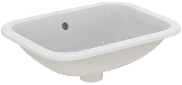 Ideal Standard Connect Einbauwaschtisch 500x380mm Weiß mit Überlauf und Ideal Plus