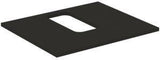 IDEAL STANDARD i.life B Waschtischplatte 602x507x18 mm Quarzgrau matt – mittiger Ausschnitt
