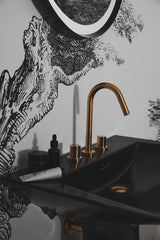 IDEAL STANDARD Push-Open Ventil für Waschtisch mit Überlauf – Brushed Gold