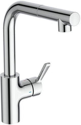 IDEAL STANDARD Ceralife Küchenarmatur mit herausziehbarer Brause, L-Auslauf, Chrom