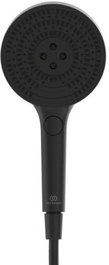 Ideal Standard Duschsystem Ceratherm Solos mit LED-Leuchtring Silver Storm – Thermostat, Kopf- & Handbrause