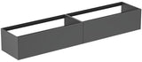Ideal Standard Conca Waschtischunterschrank 2385 mm, 2 Auszüge, Sunset Matt, wandhängend