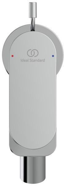 IDEAL STANDARD Ceralife O Bidetarmatur Chrom 95 mm mit Ablaufgarnitur