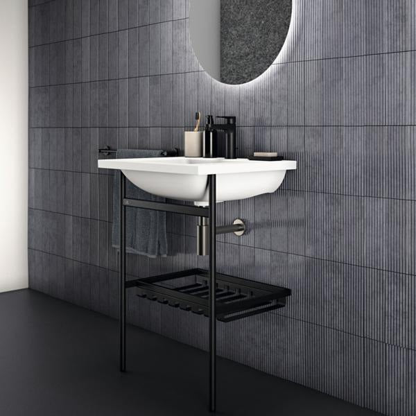 Ideal Standard i.life B Möbelwaschtisch 610 mm Weiß mit Überlauf und 1 Hahnloch