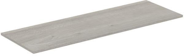 Ideal Standard Holzkonsole Connect Air für US 600 mm, 604x442x18 mm, Eiche grau Dekor & Weiß matt