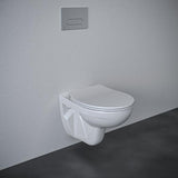 Ideal Standard WC-Sitz Eurovit in Weiß – Duroplast mit Deckel und Edelstahl-Scharnieren