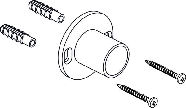 Ideal Standard Befestigungsset für Wandhalter Brausestange – Serienübergreifend, F960927NU