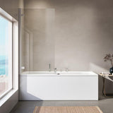 IDEAL STANDARD La Dolce Vita 4-Loch-Badearmatur mit Auslauf, Handbrause-Set & Keramikkartusche in Chrom