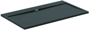 IDEAL STANDARD Ultra Flat S i.life Brausewanne 1400x800x30 mm Carraraweiß – Mineralguss mit Rutschhemmung