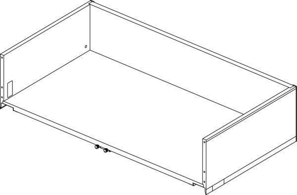 Ideal Standard Conca Schubladenelement 1000 mm anthrazit matt – Untere Schublade von Roberto Palomba