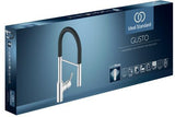 IDEAL STANDARD Gusto Semi-Pro Küchenarmatur 225 mm 2-Funktionsbrause Silver Storm