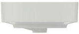 Ideal Standard Linda-X Aufsatzwaschtisch 550x380mm Weiß ohne Hahnloch mit Überlauf