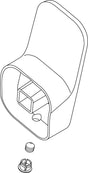 Ideal Standard IS Griff Tonic II, 28er, mit Logo ISI, Chrom – Hebelgriff für Armaturen