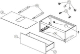 Ideal Standard Conca WT-Unterschrank 1002 mm, 1 Auszug, Push-Open, weiß matt