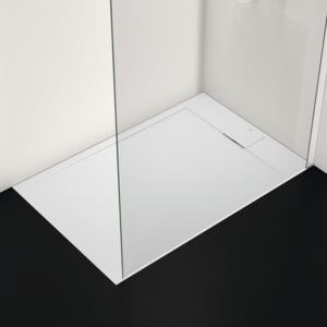 Ideal Standard Ultra Flat S i.life Brausewanne 1200x800x30 mm Carraraweiß – Mineralguss mit Rutschhemmung