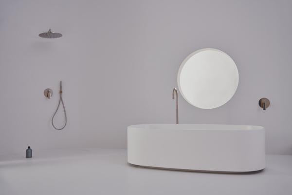 Ideal Standard Idealrain Atelier Stabhandbrause Brushed Gold, 1-Funktion, Antikalk
