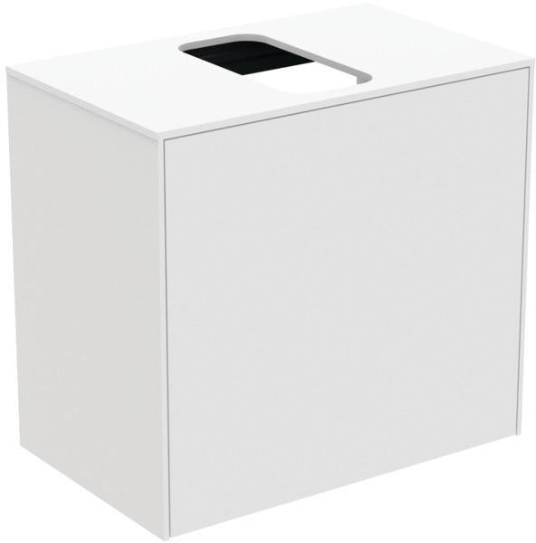 Ideal Standard Conca Waschtischunterschrank Eiche geflammt 602 mm mit Auszug und Push-Open
