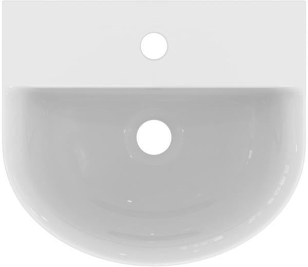 Ideal Standard Handwaschbecken Connect Air 400x350x150 mm, 1 Hahnloch, mit Überlauf, Weiß