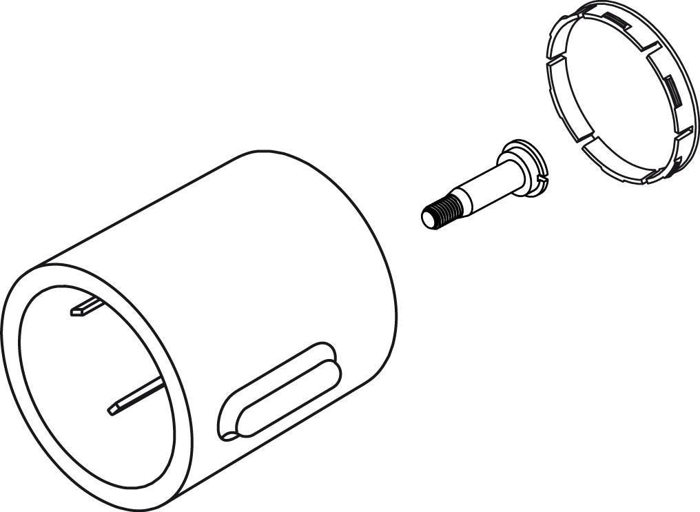 IDEAL STANDARD IS Mengenregelgriff für Thermostat, Chrom, Drehknopf
