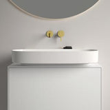 Ideal Standard Linda-X Aufsatzwaschtisch 750x500x135 mm Weiß ohne Hahnloch und Überlauf