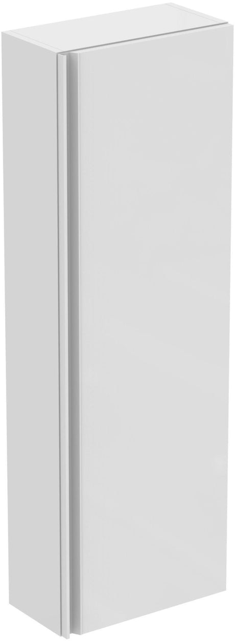 IDEAL STANDARD Halb-Hochschrank CONNECT E 1 Tür, 400x208x1200 mm, Walnuss Dunkel – Wandhängend mit Softclose