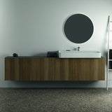Ideal Standard Waschtischplatte Conca aus Keramik 2385x373x6 mm in Pietra Grau