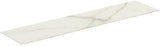 Ideal Standard Waschtischplatte Conca aus Keramik 1587x373x6 mm in Marmor Noir Desir