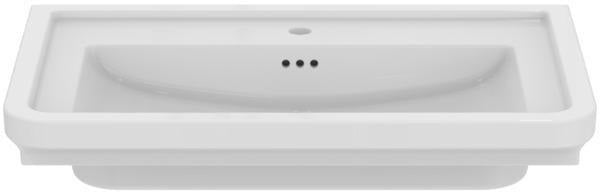 Ideal Standard Möbelwaschtisch Calla 1 Hahnloch mit Überlauf 665x540x155 mm Weiß