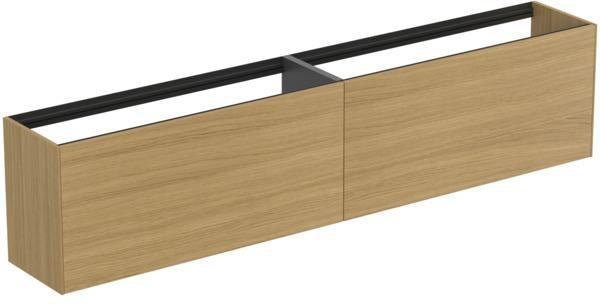 Ideal Standard WT-Unterschrank Conca, 2 Auszüge, Weiß, 2385x373x540mm, ohne Platte