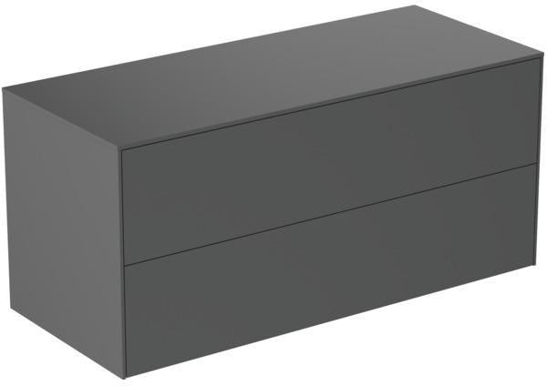 Ideal Standard WT-Unterschrank Conca 1202 mm, 2 Auszüge, Push-Open, Softclose, Weiß Matt