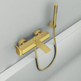 Ideal Standard Idealrain Atelier Stabhandbrause Brushed Gold, 1-Funktion, Antikalk