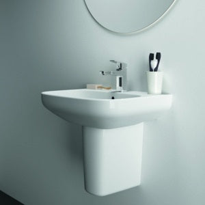 IDEAL STANDARD i.life A Waschtisch 500x440mm Weiß mit 1 Hahnloch und Überlauf