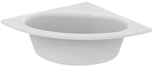 IDEAL STANDARD Eck-Badewanne Connect Air, 1300x1300x465mm, Weiß, Sanitäracryl, 2-Sitzer