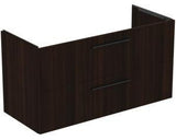 Ideal Standard i.life B Badmöbelset 160 cm – 2 Auszüge, 2 offene Fächer, Chrom/Weiß matt