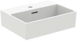 Ideal Standard Handwaschbecken Extra 450x350x150mm, 1 Hahnloch, mit Überlauf, Weiß, geschliffen